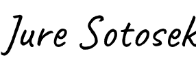 Jure Sotosek Signiture
