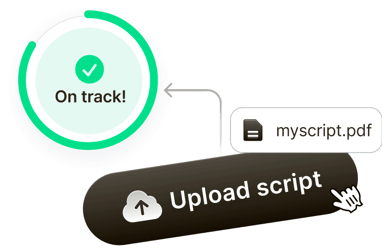 AI-guided sales call script interface